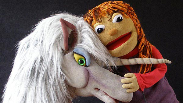 Representaci&oacute;n "El unicornio de la alegr&iacute;a".