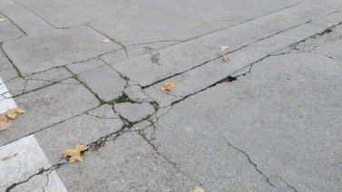 Asfalto quebrado en San Martín de la Vega | Ayto. San Martín de la Vega