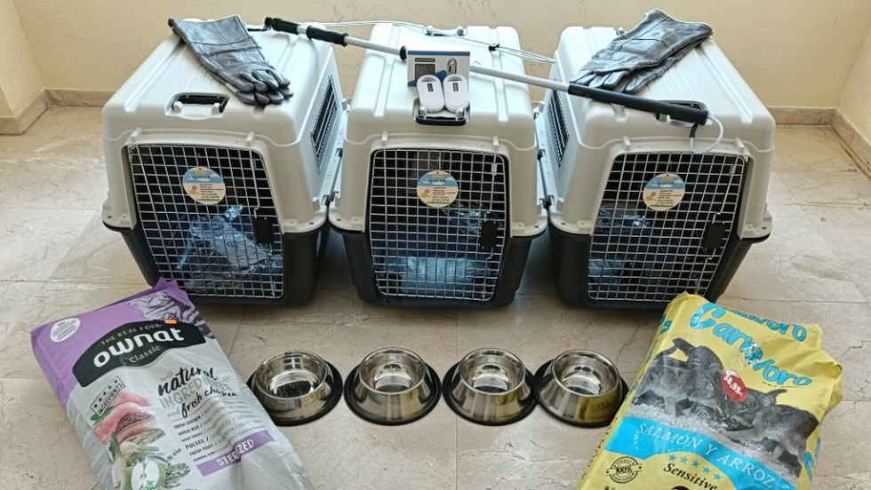 Nuevo material para las labores de búsqueda y captura de los animales extraviados.