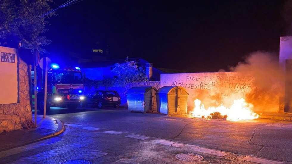 Incendio de la calle Seseña|Foto: Policía Local de Valdemoro