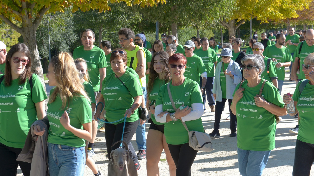 X Marcha Popular por el Día Mundial del Alzhéimer en Valdemoro.
