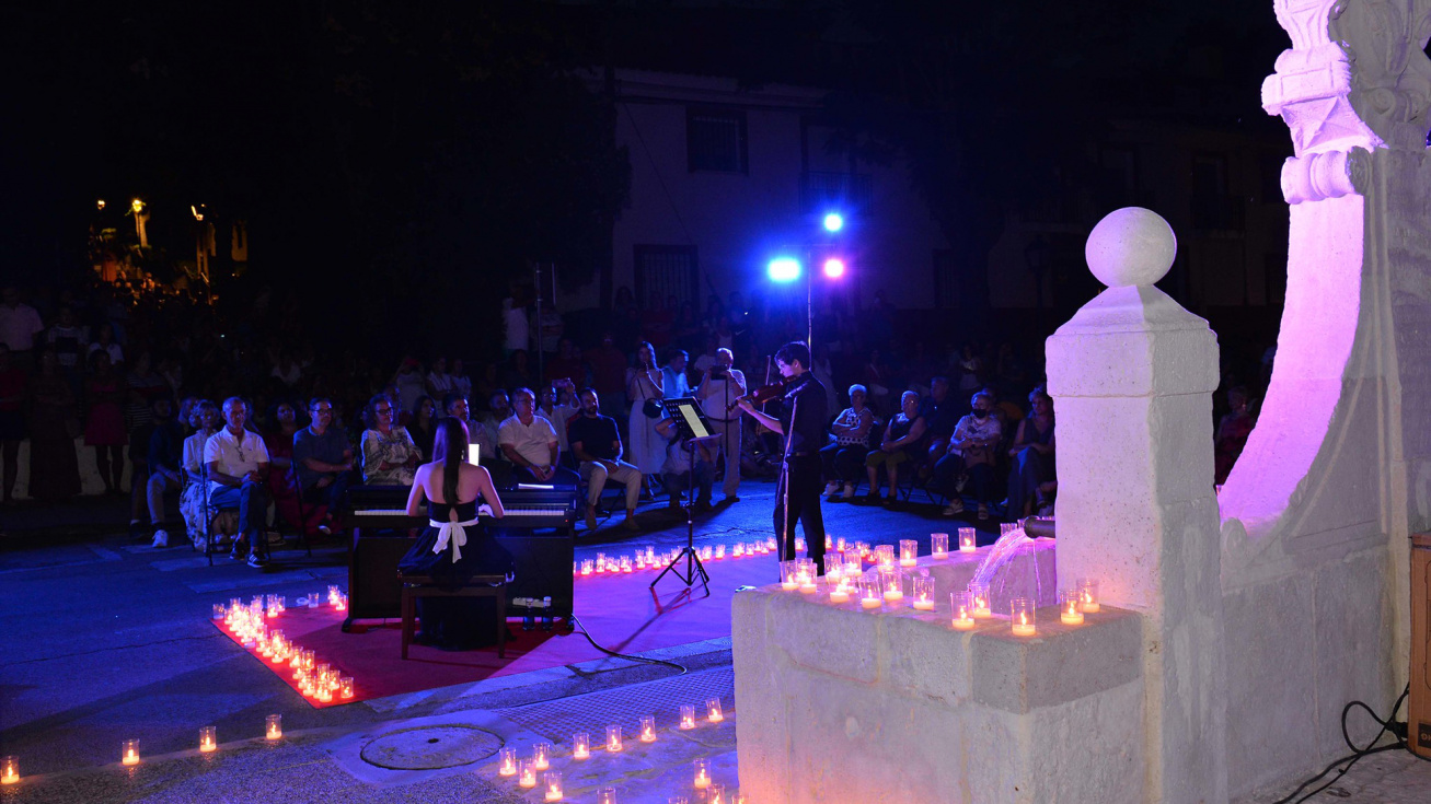 Concierto en la Fuente de la Villa el verano pasado.