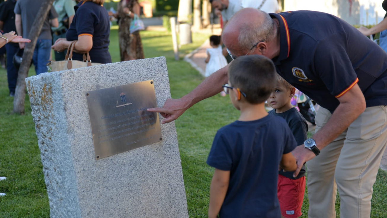 Acto en homenaje de Miguel Ángel Blanco en 2024 | Ayuntamiento de Valdemoro