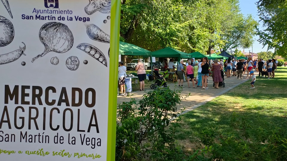 Una de las ediciones anteriores del mercado agrícola.