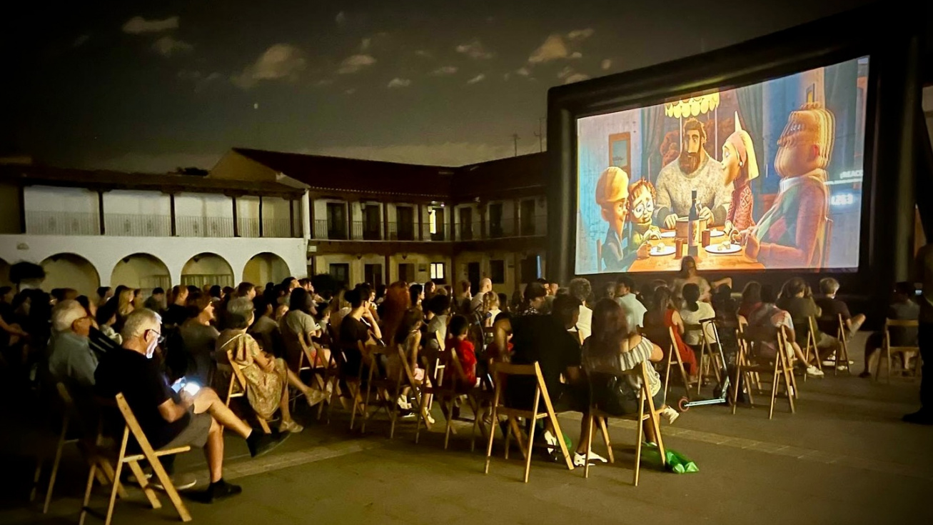 Una de las proyecciones del cine de verano de 2024.