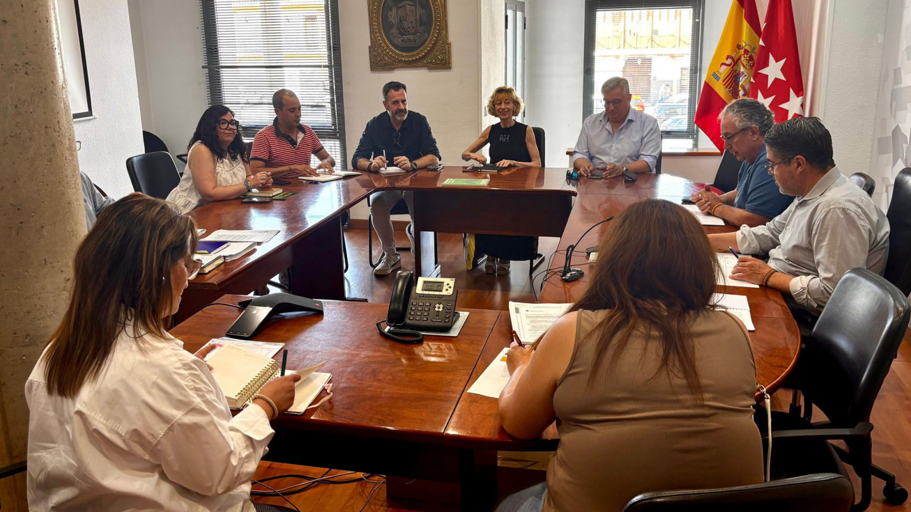 Reunión para el seguimiento de las inversiones del PIR en Valdemoro.
