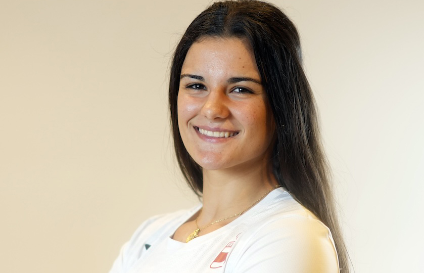Foto oficial de Andrea en la página del Comité Olímpico Español (COE).