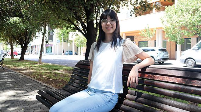 Shaohan, Sof&iacute;a para sus amigos, ha conseguido la nota m&aacute;s alta de la PAU 2026 y Matr&iacute;cula de Honor en Bachillerato.