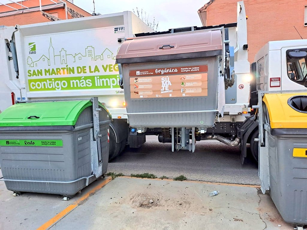 Recogidas más de 47 toneladas durante el primer mes del contenedor marrón en San Martín de la Vega
