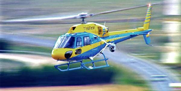 Helicóptero Pegasus de la Guardía Civil deTráfico.