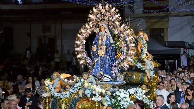 Procesión de la Virgen del Consuelo.