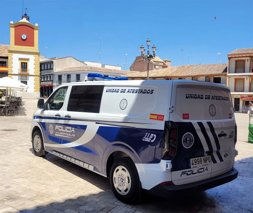 La Policía Local de Ciempozuelos cuenta con un nuevo un furgón