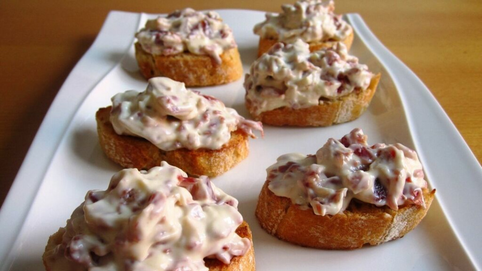 Tapas de jamón batido/ elespanol.com