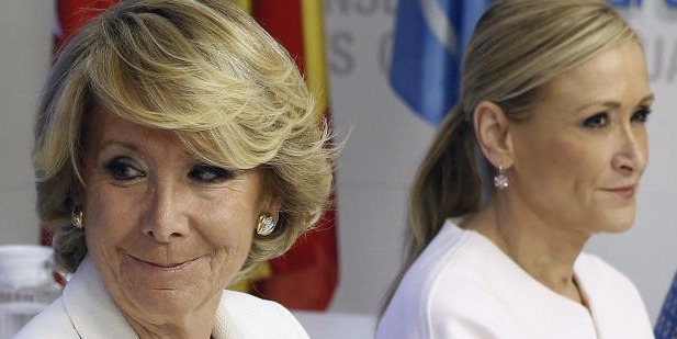 Esperanza Aguirre y Cristina Cifuentes.