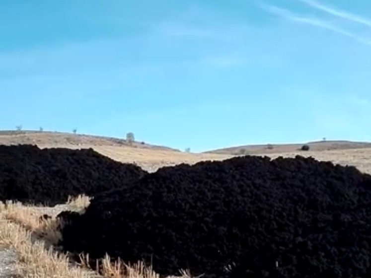Vertido ilegal de lodos | Imagen: Ecologistas en Acción de Pinto.