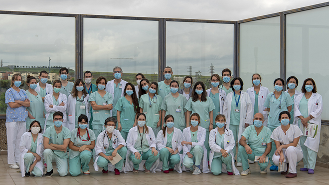 Personal sanitario del Hospital de Getafe.