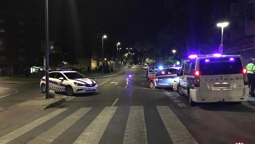 Control de tráfico de la Policía Local de Valdemoro.
