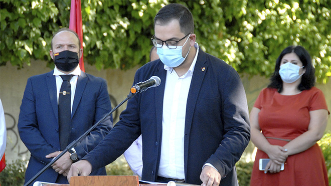 El alcalde de Valdemoro, Sergio Parra.