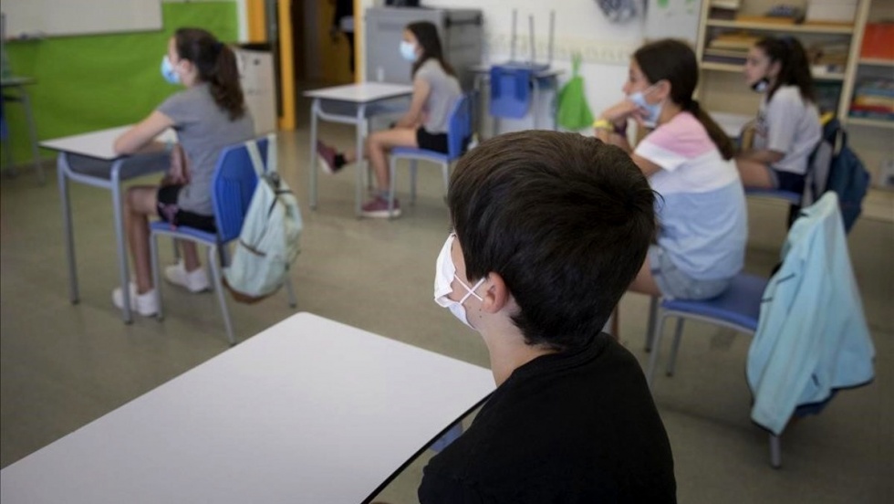 Imagen de archivo de un centro educativo durante este curso.