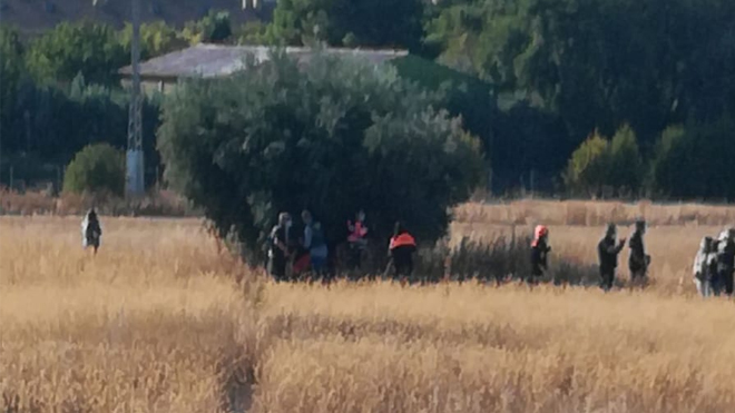 Momento en el que encuentran a Francisco, presidente del Lagomar.
