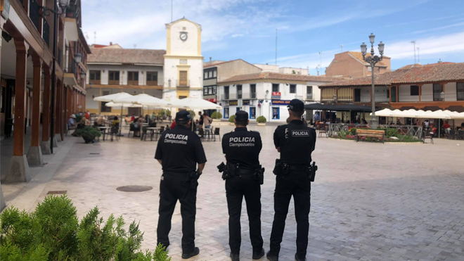 Agentes de la Policía Local de Ciempozuelos.