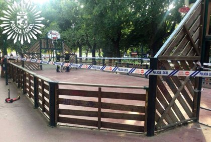 Pista deportiva del parque Egido.