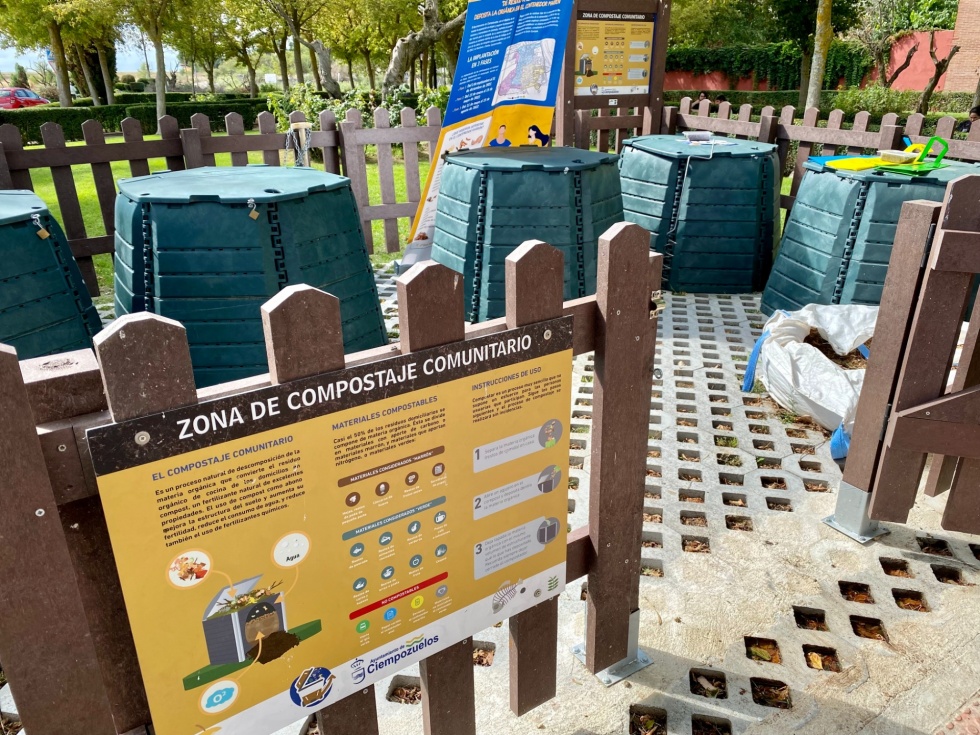 Primera zona de compostaje comunitario de Ciempozuelos.