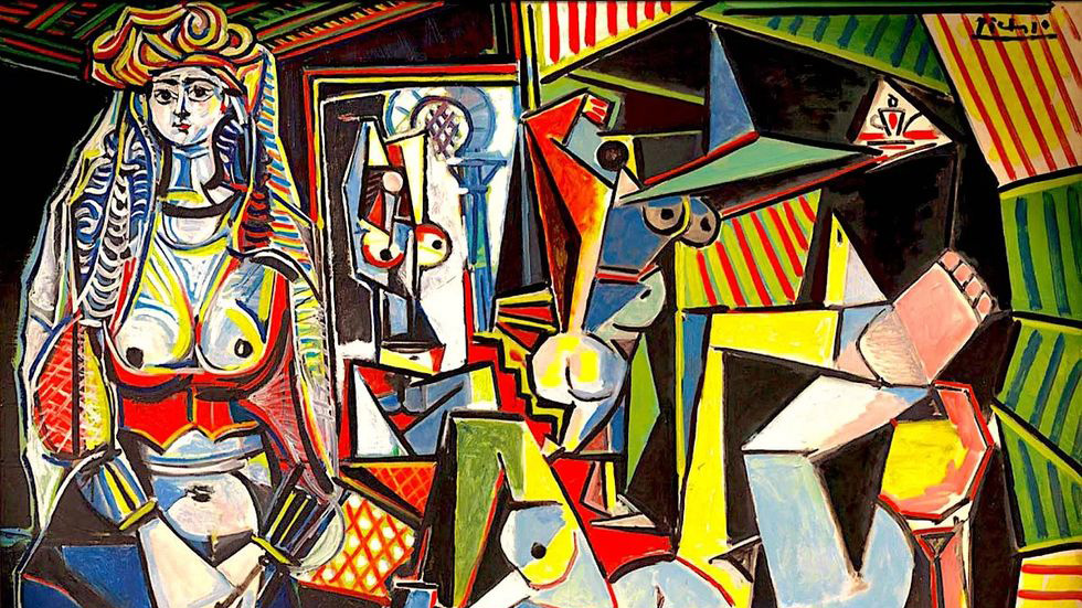 "Mujeres de Argel" de Pablo Picasso.