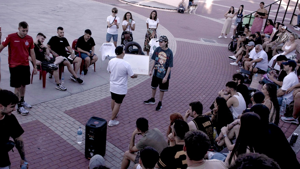 Batalla de freestyle, el pasado 15 de julio | Asociación Ojalá