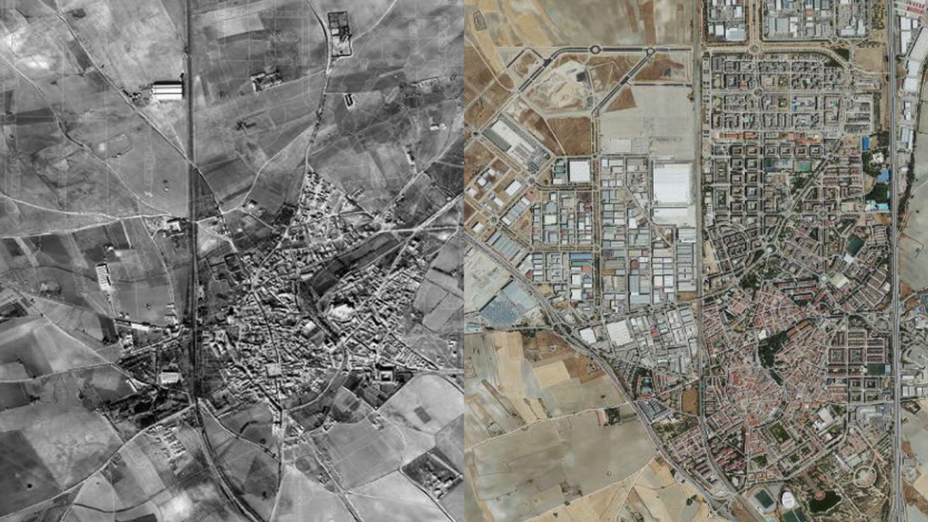 A la izquierda, Pinto de 1961 a 1967. A la derecha, Pinto en 2003. Fotografías cortesía de Grupo Egido.