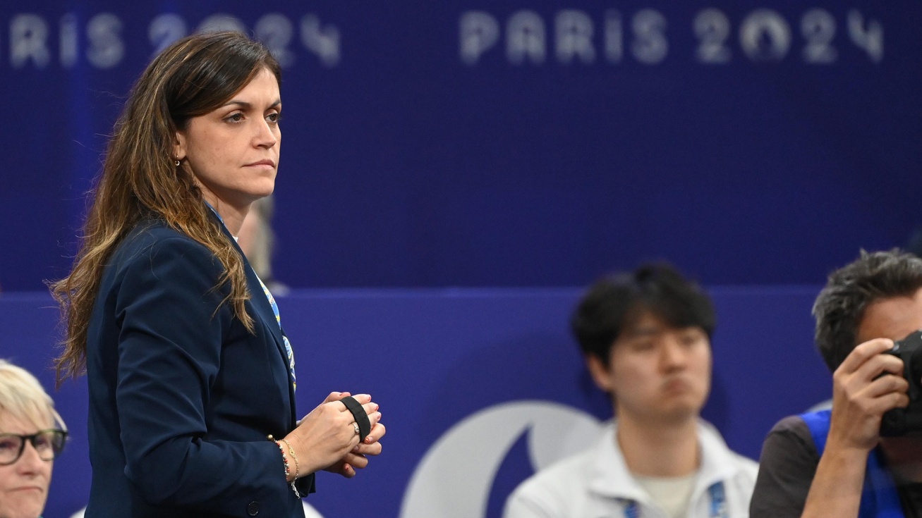 Vanesa en los Juegos Olímpicos de París 2024.