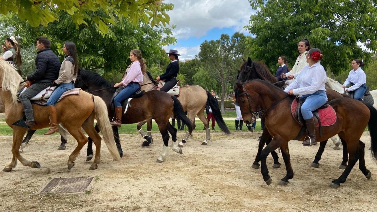 Paseo de caballos y carruajes para celebrar la Feria de Abril en Valdemoro | PSOE Valdemoro