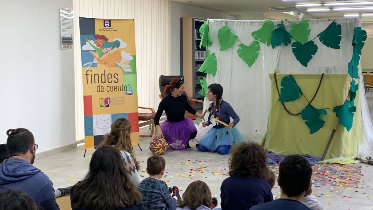 Una de las actividades de la iniciativa 'Findes de cuento'.