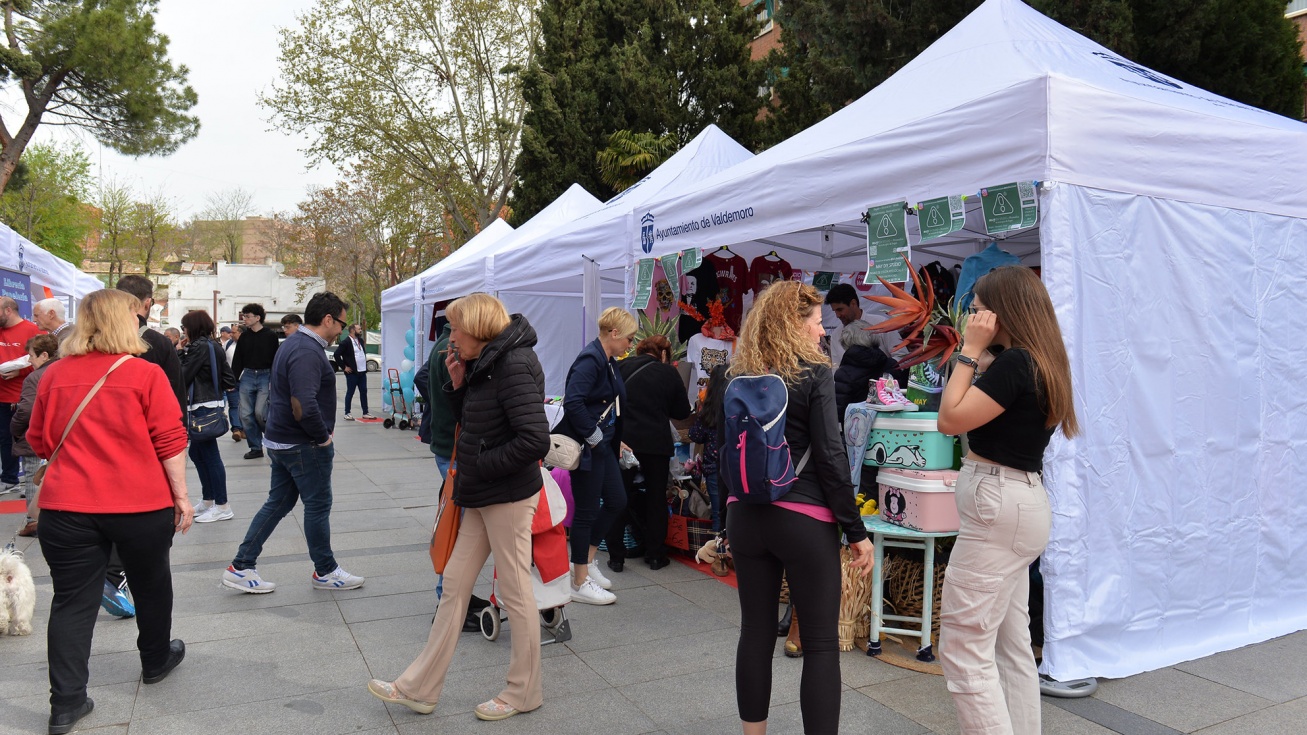 Una feria del comercio local organizada en Valdemoro.