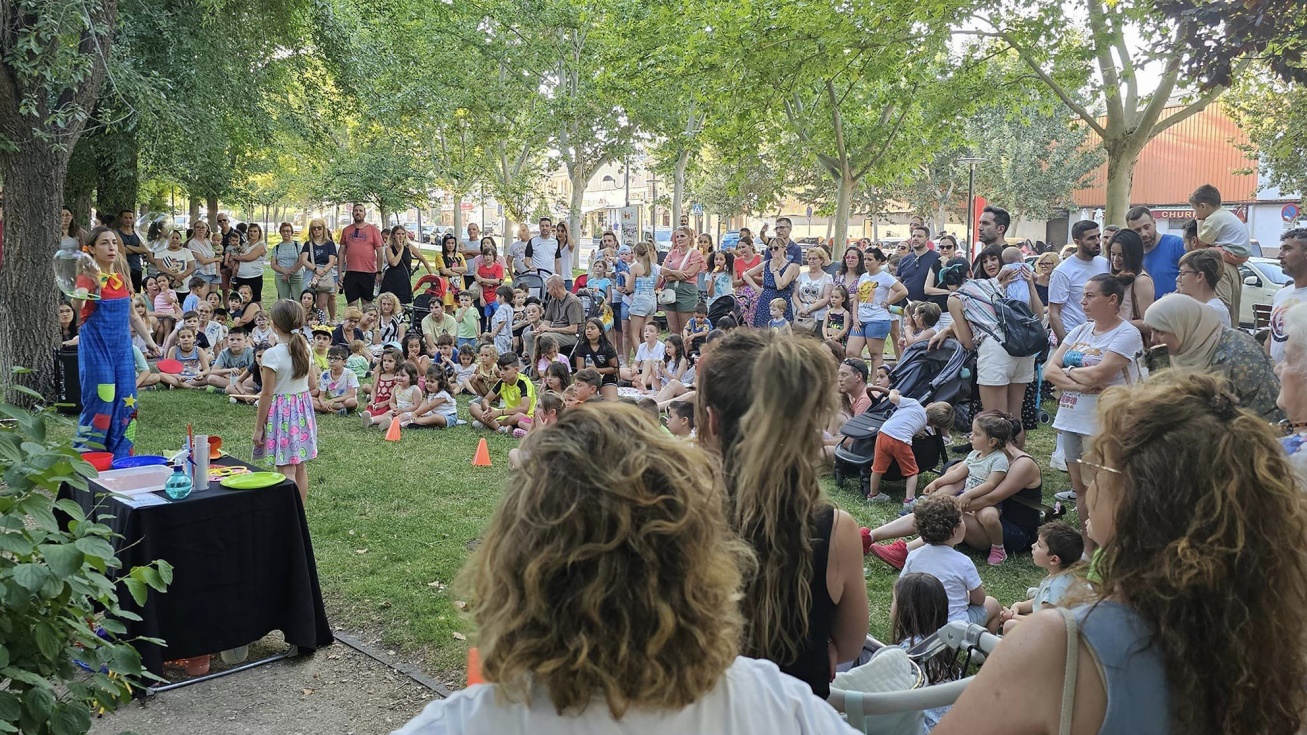 Una de las actividades de ocio infantil organizadas este verano en San Martín de la Vega.