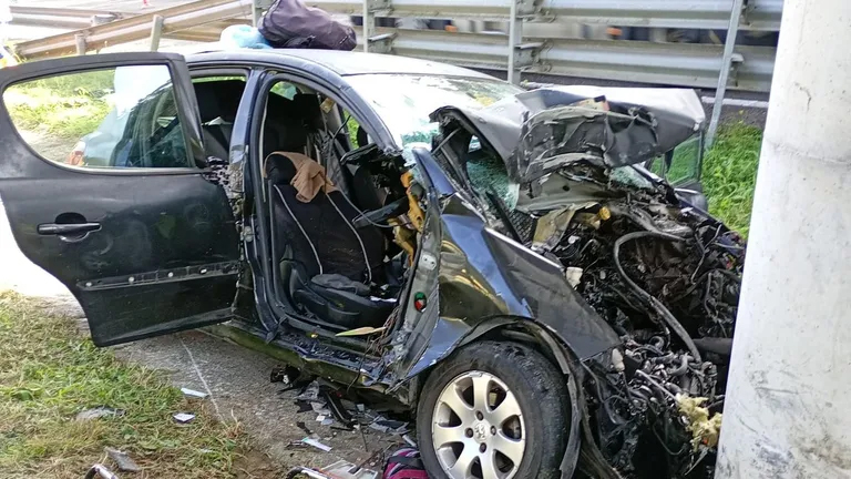 Estado en el que qued&oacute; el veh&iacute;culo tras el accidente.
