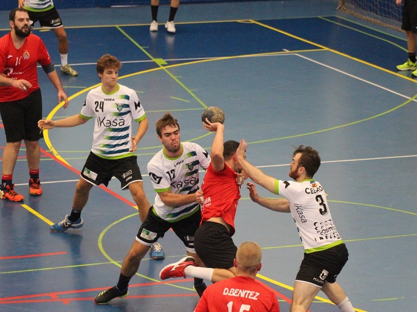 Momento del encuentro entre el BM Pinto y el BM Madrid | Imagen: BM Madrid.