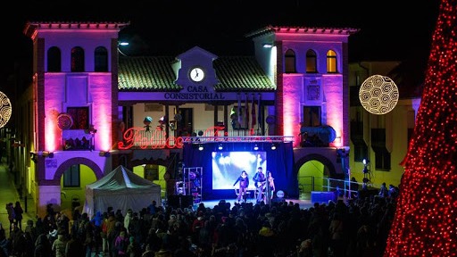Encendido de luces de Navidad de Pinto.