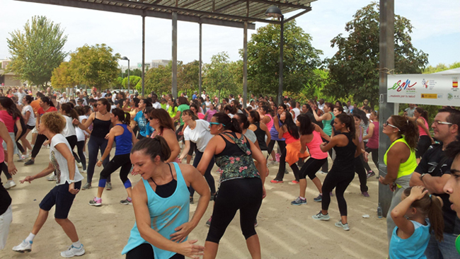 Celebraci&oacute;n en 2014 del evento "Espa&ntilde;a se mueve" en Valdemoro.