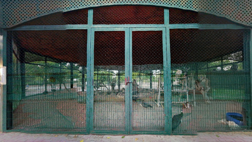Pajarera del parque municipal de Pinto | Google Street View