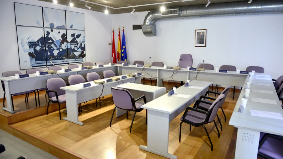 Salón de plenos de Valdemoro.