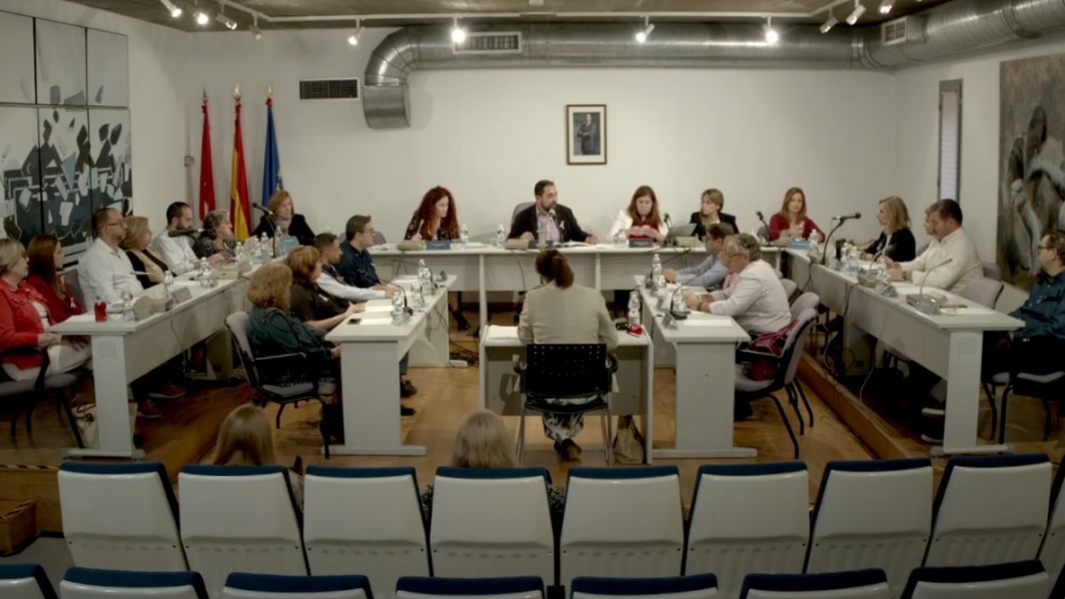 Pleno extraordinario y urgente celebrado en la mañana de hoy, para tomar conocimiento de la renuncia de Fernando Albor.