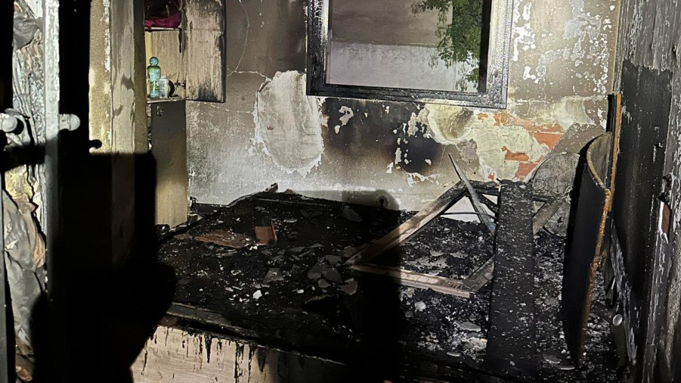 La vivienda afectada por las llamas | Agencia de Seguridad y Emergencias de la Comunidad de Madrid