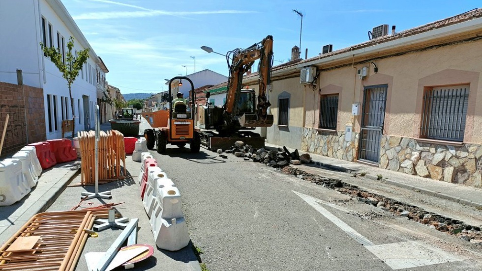 Obras de reurbanización en Ramón y Cajal.