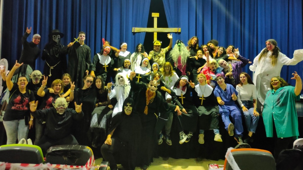 Organizadores del pasaje del terror de 2022.