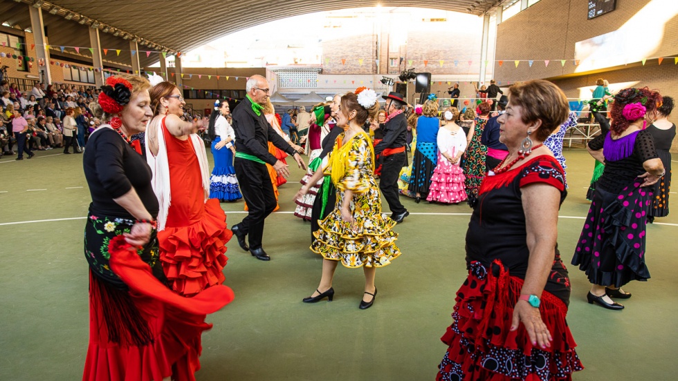 Celebración de la feria de abril en Pinto.