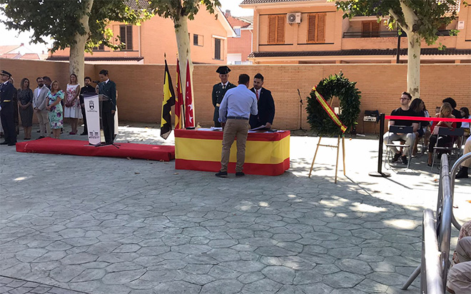 La Guardia Civil de San Martín celebra la festividad de su patrona, la Virgen del Pilar, y el Día de la Hispanidad.