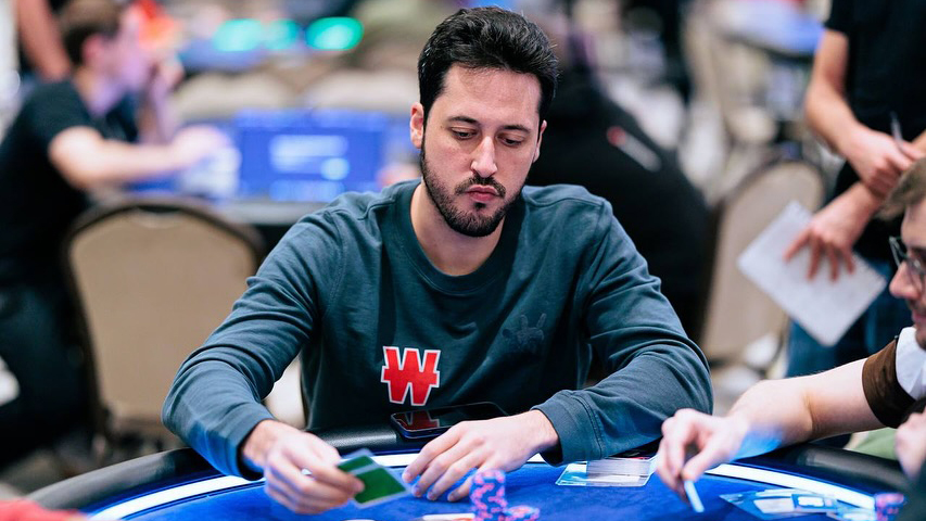 Adrián Mateos en el el European Poker Tour de Chipre.