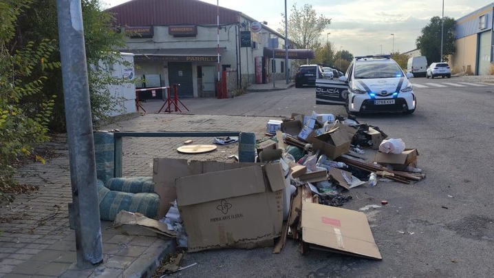 Denunciadas dos empresas por vertidos ilegales en Valdemoro