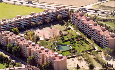 Residencial Los Cines, década de 1980.
